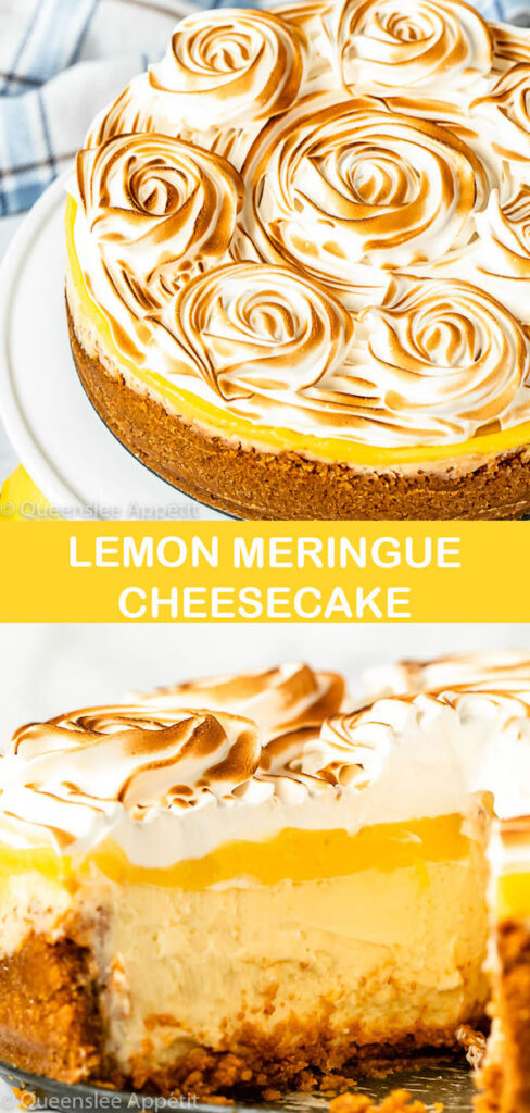 Lemon Meringue Cheesecake ~ Recipe | Queenslee Appétit