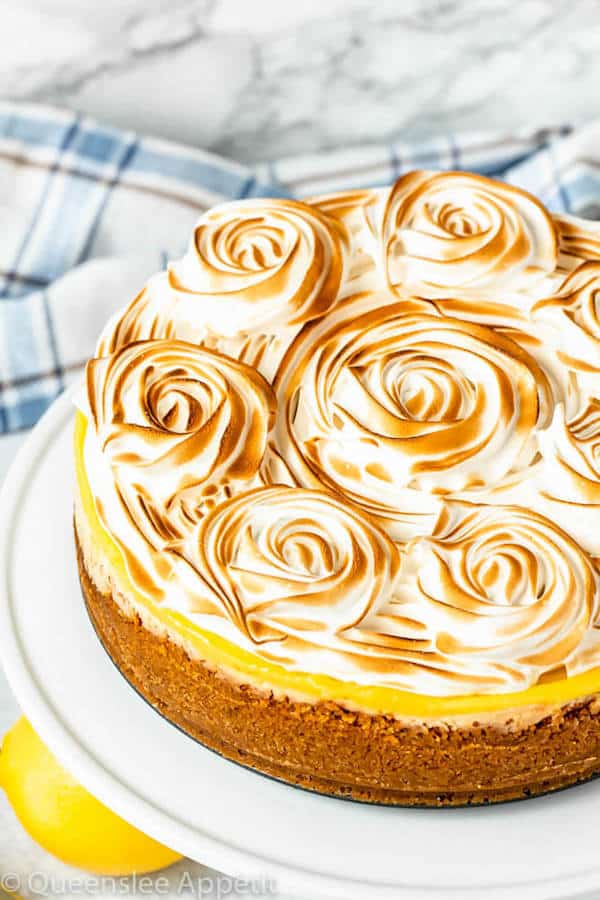Lemon Meringue Cheesecake ~ Recipe | Queenslee Appétit