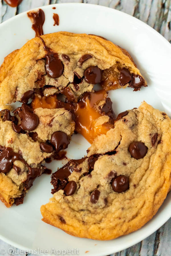 Salted Caramel Chocolate Chip Cookies Recipe 