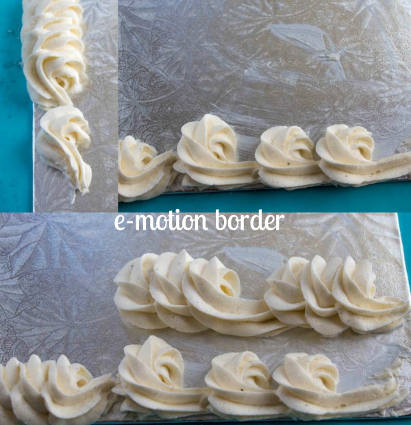 piping borders buttercream