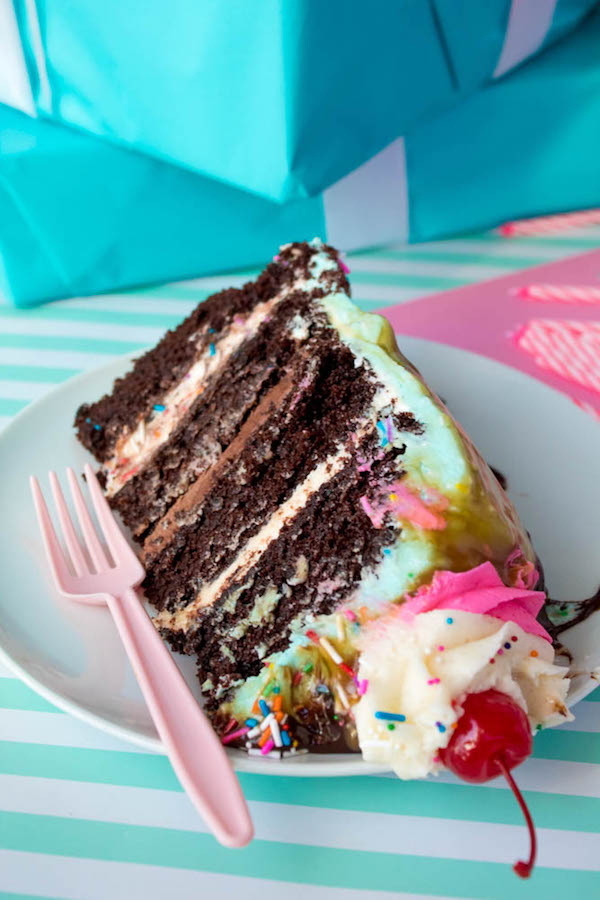 Ultimate Sundae Birthday Cake ~ Recipe | Queenslee Appétit