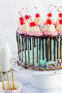 Ultimate Sundae Birthday Cake ~ Recipe | Queenslee Appétit