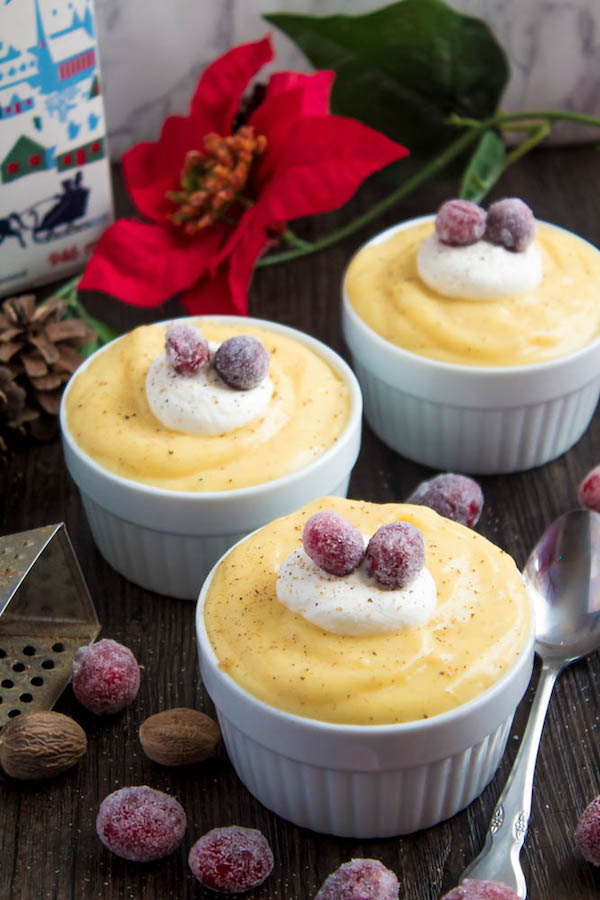 Homemade Eggnog Pudding ~ Recipe | Queenslee Appétit