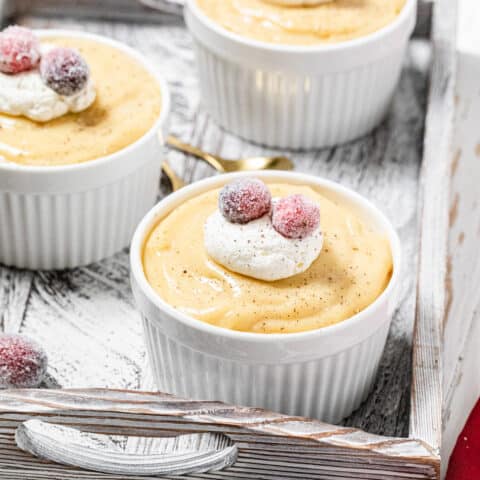 Homemade Eggnog Pudding ~ Recipe | Queenslee Appétit