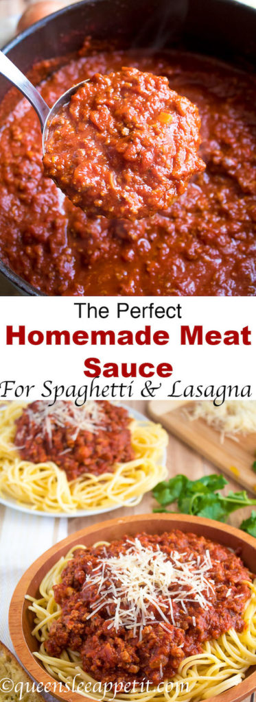 The Perfect Homemade Meat Sauce ~ Recipe | Queenslee Appétit