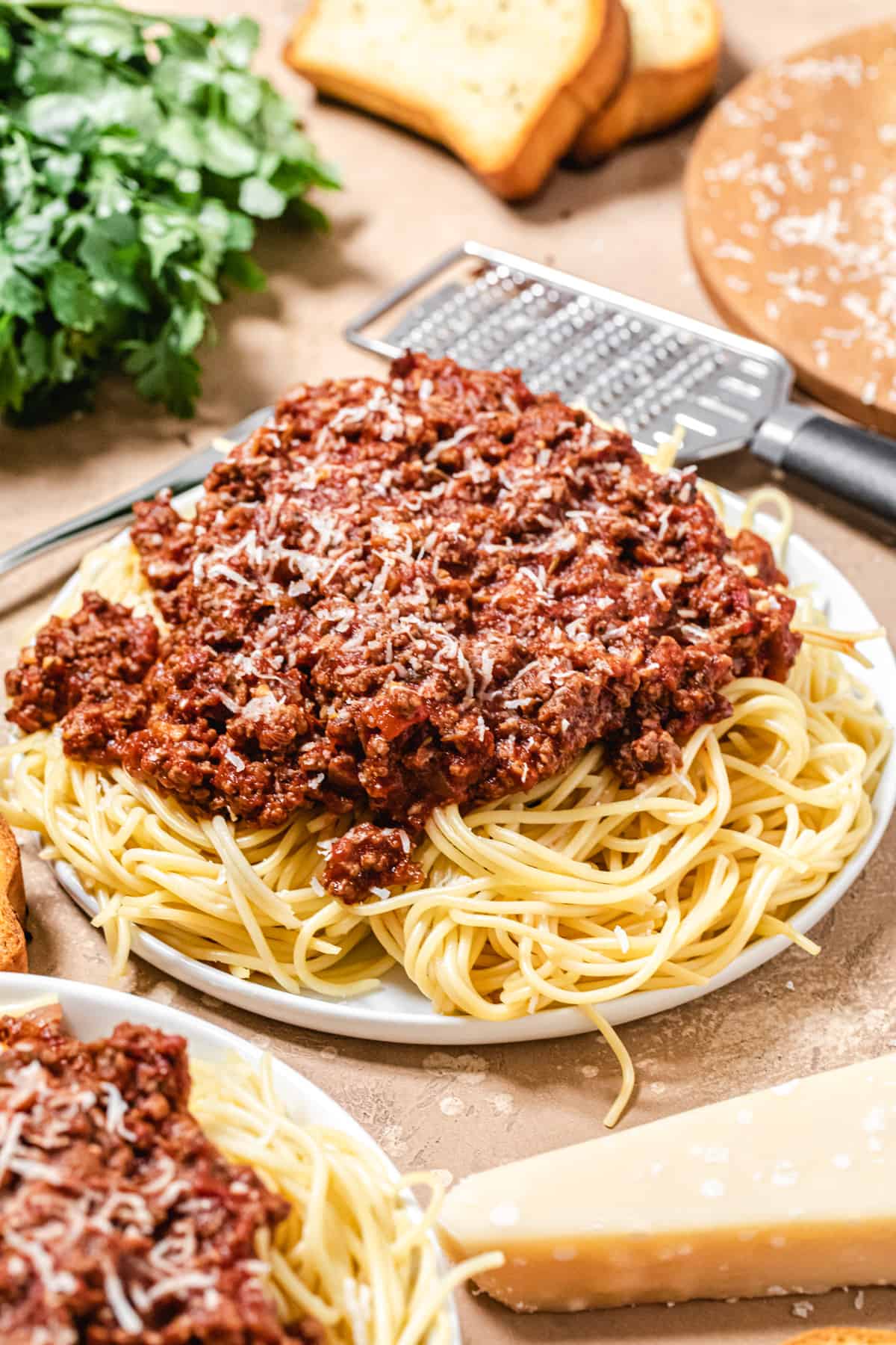 Mom's Homemade Spaghetti and Meat Sauce Recipe