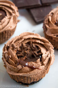 Mini Triple Chocolate Cheesecakes ~ Recipe | Queenslee Appétit