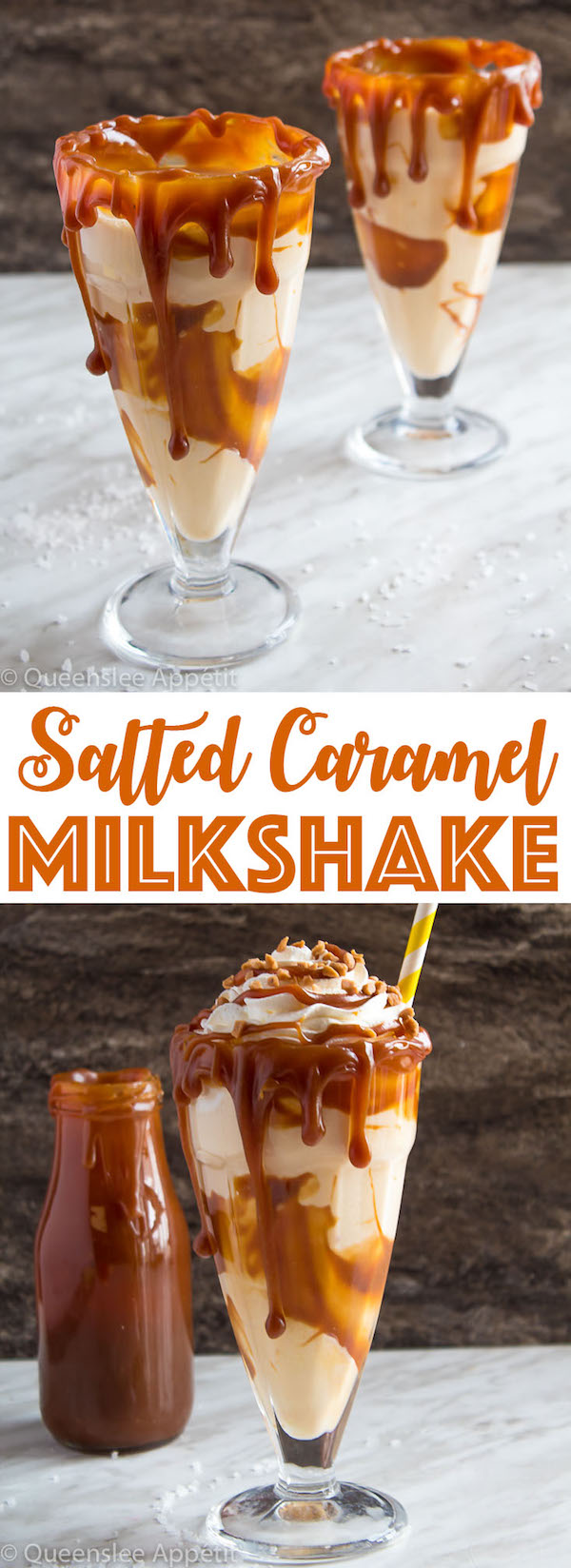 Salted Caramel Milkshake ~ Recipe | Queenslee Appétit
