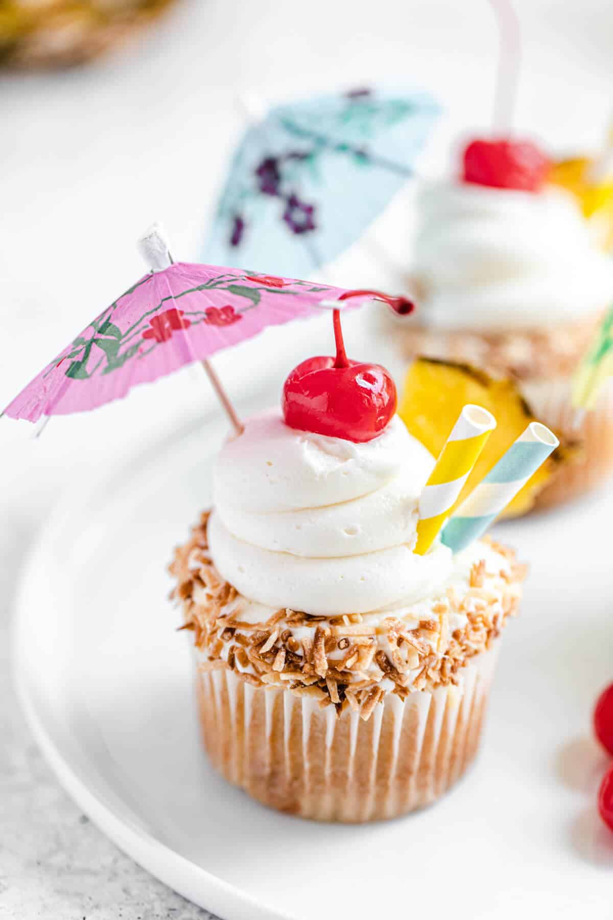 Pina colada cupcakes duncan hines