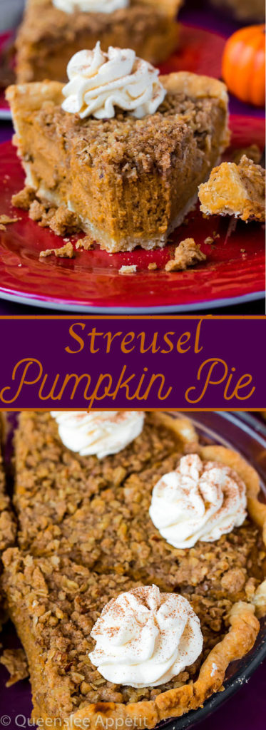 Streusel Pumpkin Pie - queenslee appetit