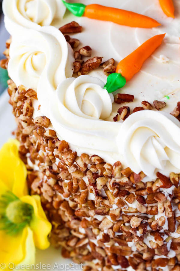 Perfect Carrot Cake with Cream Cheese Frosting | Queenslee Appétit