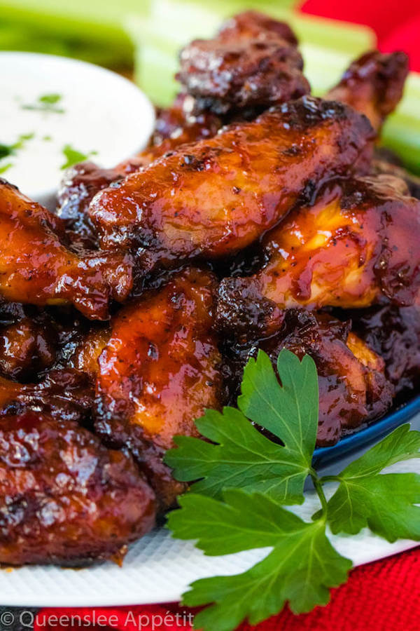 Honey BBQ Chicken Wings ~ Recipe | Queenslee Appétit