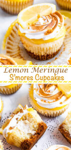 Lemon Meringue S’mores Cupcakes ~ Recipe | Queenslee Appétit