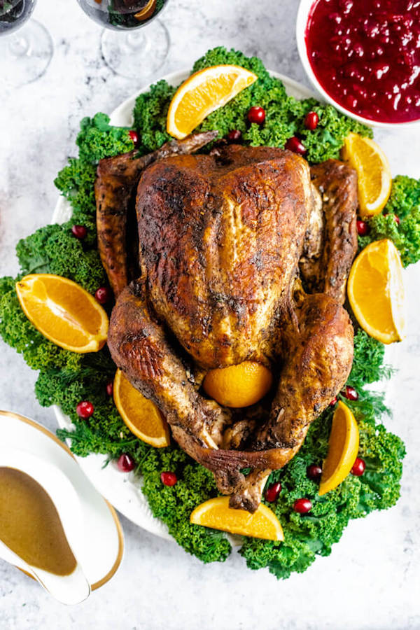 Juicy Buttermilk Brined Roast Turkey Recipe | Queenslee Appétit
