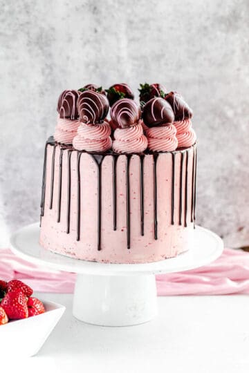 Chocolate Covered Strawberry Cake | Queenslee Appétit