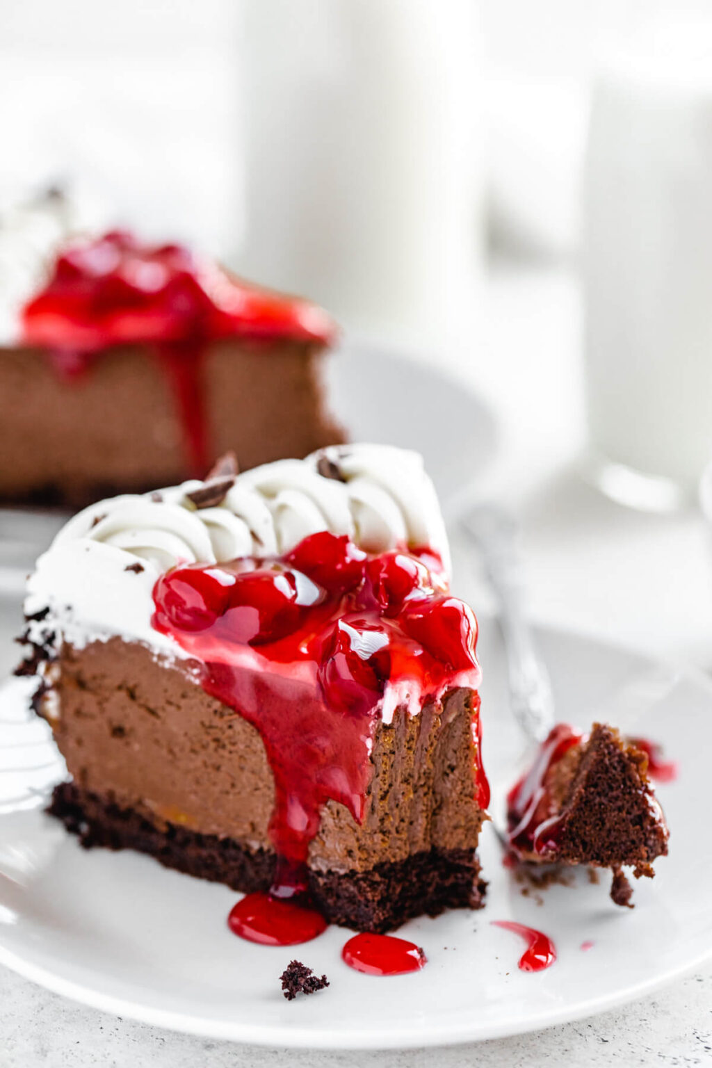 Black Forest Cake Cheesecake | Queenslee Appétit