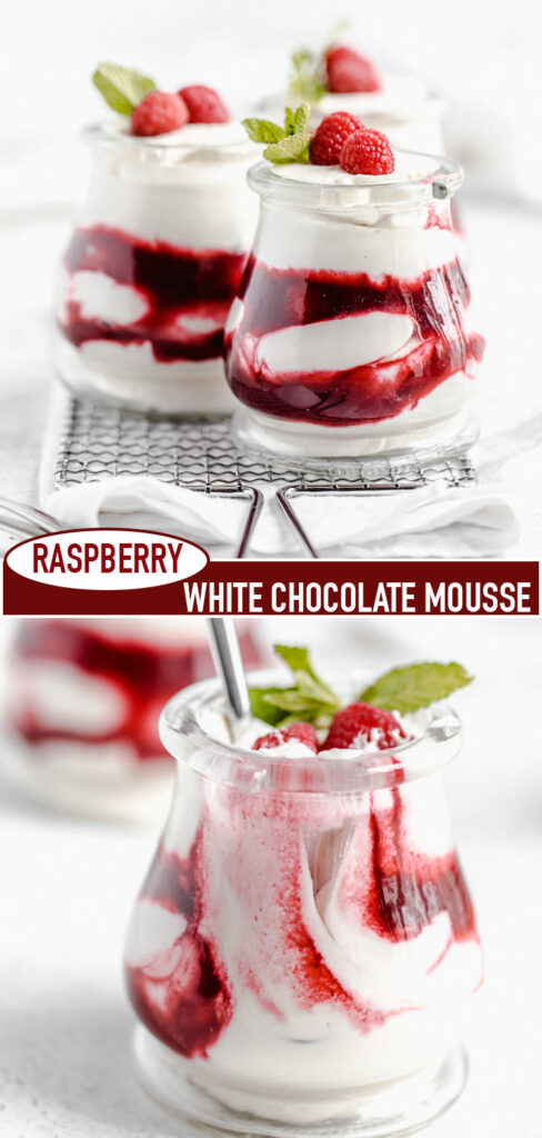 Raspberry White Chocolate Mousse | Queenslee Appétit