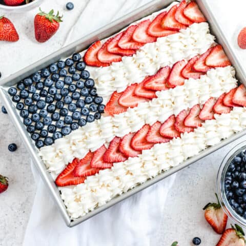 Flag Cheesecake Bars Recipe | Queenslee Appétit