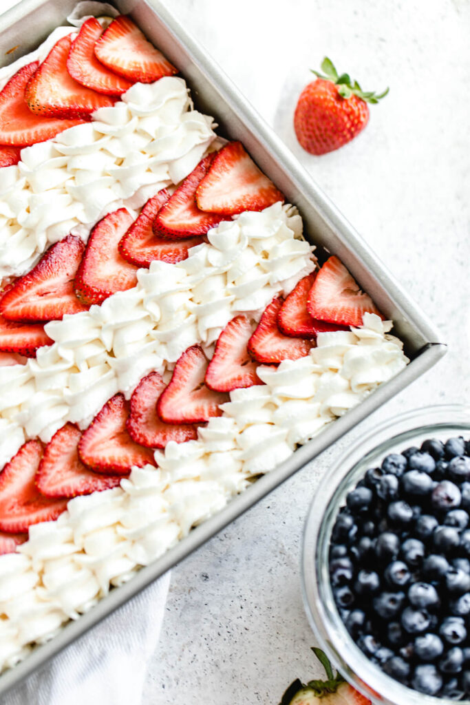 Flag Cheesecake Bars Recipe | Queenslee Appétit