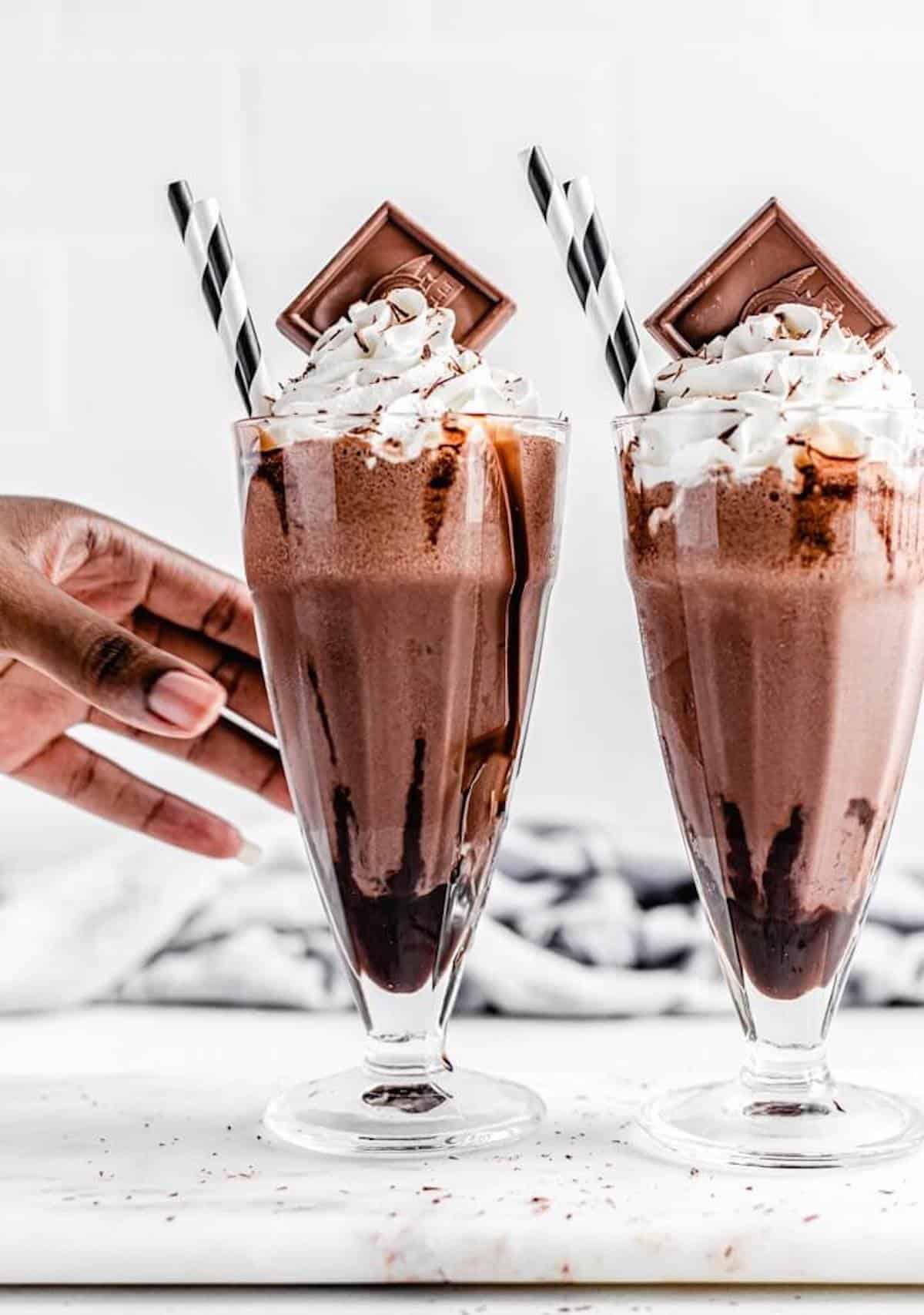 Classic Chocolate Milkshake Recipe | Queenslee Appétit