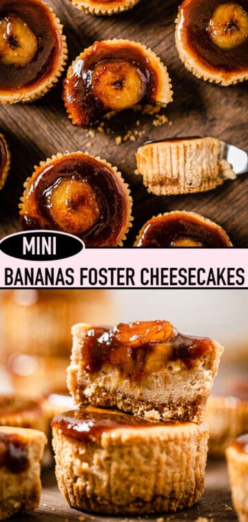 Mini Bananas Foster Cheesecakes - Recipe | Queenslee Appétit